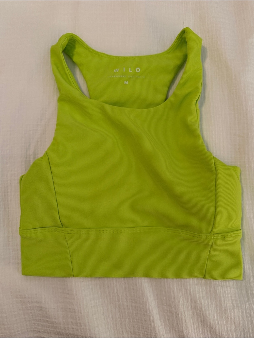 Women's Neon Wilo the label -Sports Bra